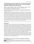 Research paper thumbnail of FTIR Microspectroscopy Coupled with Two-Class Discrimination Segregates Markers Responsible for Inter- and Intra-Category Variance in Exfoliative Cervical Cytology