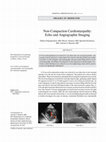 Research paper thumbnail of Non-Compaction Cardiomyopathy: Echo and Angiographic Imaging