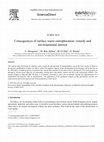 Research paper thumbnail of Consequences of surface water eutrophication: remedy and environmental interest