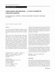 Research paper thumbnail of Laparoscopic adrenalectomy - a review of initial 24 consecutive patients