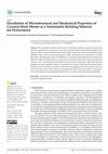 Research paper thumbnail of Elucidation of Microstructural and Mechanical Properties of Coconut Husk Mortar as a Sustainable Building Material for Ferrocement