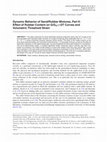 Research paper thumbnail of Dynamic Behavior of Sand/Rubber Mixtures, Part II: Effect of Rubber Content on G/GO-γ-DT Curves and Volumetric Threshold Strain