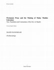 Research paper thumbnail of Persianate Prose and the Making of Malay Muslim Literature: Text, Translation and Commentary of the Durr al-Majalis