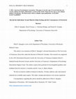 Research paper thumbnail of Beyond the Individual: Sexual Minority Help-Seeking and the Consequences of Structural Barriers