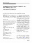 Research paper thumbnail of Subtidal macrozoobenthos communities from northern Chile during and post El Niño 1997–1998