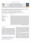 Research paper thumbnail of Diurnal stem diameter variations show CAM and C3 photosynthetic modes and CAM–C3 switches in arid South African succulent shrubs