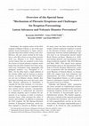 Research paper thumbnail of Overview of the Special Issue “Mechanism of Phreatic Eruptions and Challenges for Eruption Forecasting: Latest Advances and Volcanic Disaster Prevention”