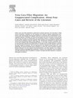 Research paper thumbnail of Vena Cava Filter Migration: An Unappreciated Complication. About Four Cases and Review of the Literature