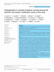 Research paper thumbnail of Cholangiopathy in critically ill patients surviving beyond the intensive care period: a multicentre survey in liver units