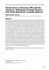 Research paper thumbnail of Family farms in Slovenia: Who did the measures ’Setting Up of Young Farmers’ and ’Early Retirement’ actually address?