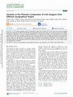 Research paper thumbnail of Variation in the Phenolic Composition of Cork Stoppers from Different Geographical Origins