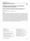 Research paper thumbnail of MicroRNAs Function in Dental Stem Cells as a Promising Biomarker and Therapeutic Target for Dental Diseases