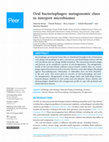 Research paper thumbnail of Oral bacteriophages: metagenomic clues to interpret microbiomes