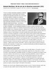 Research paper thumbnail of Roland Barthes: 50 de ani de la Moartea autorului (III)