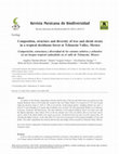 Research paper thumbnail of Composition, structure and diversity of tree and shrub strata in a tropical deciduous forest at Tehuacán Valley, Mexico