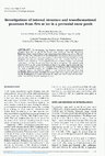 Research paper thumbnail of Investigations of internal structure and transformational processes from firn to ice in a perennial snow patch