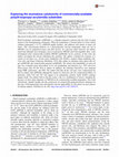 Research paper thumbnail of {"__content__"=>"Exploring the anomalous cytotoxicity of commercially-available poly(-isopropyl acrylamide) substrates.", "i"=>{"__content__"=>"N"}}