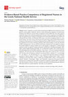 Research paper thumbnail of Evidence-Based Practice Competency of registered nurses in the Greek National Health Service