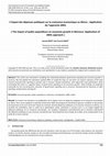 Research paper thumbnail of L'impact des dépenses publiques sur la croissance économique au Maroc : Application de l'approche ARDL ( The impact of public expenditure on economic growth in Morocco: Application of ARDL approach )