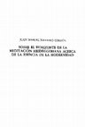 Research paper thumbnail of "Sobre el horizonte de la meditación heideggeriana acerca de la esencia de la modernidad", Juan Manuel Navarro Cordón (1988)