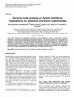 Research paper thumbnail of Genome-wide analysis of Xylella fastidiosa: implications for detection and strain relationships