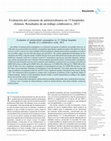 Research paper thumbnail of Evaluación del consumo de antimicrobianos en 15 hospitales chilenos: Resultados de un trabajo colaborativo, 2013