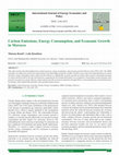 Research paper thumbnail of Carbon Emissions, Energy Consumption, and Economic Growth in Morocco