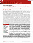 Research paper thumbnail of A randomized phase 3 trial of zanubrutinib vs ibrutinib in symptomatic Waldenström macroglobulinemia: the ASPEN study