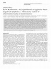 Research paper thumbnail of From Waldenström’s macroglobulinemia to aggressive diffuse large B-cell lymphoma: a whole-exome analysis of abnormalities leading to transformation