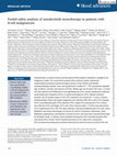 Research paper thumbnail of Pooled safety analysis of zanubrutinib monotherapy in patients with B-cell malignancies