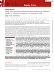 Research paper thumbnail of Deep MRD profiling defines outcome and unveils different modes of treatment resistance in standard- and high-risk myeloma