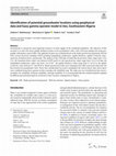 Research paper thumbnail of Identification of potential groundwater locations using geophysical data and fuzzy gamma operator model in Imo, Southeastern Nigeria