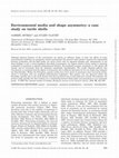 Research paper thumbnail of Environmental media and shape asymmetry: a case study on turtle shells