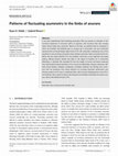 Research paper thumbnail of Patterns of fluctuating asymmetry in the limbs of anurans