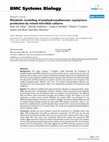 Research paper thumbnail of Metabolic modelling of polyhydroxyalkanoate copolymers production by mixed microbial cultures