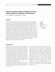 Research paper thumbnail of Kinetic and metabolic aspects of Defluviicoccus vanusrelated organisms as competitors in EBPR systems