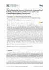 Research paper thumbnail of The Relationship between Objectively Measured and Self-Reported Sedentary Behaviours and Social Connectedness among Adolescents