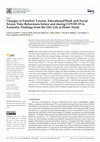 Research paper thumbnail of Changes in Families’ Leisure, Educational/Work and Social Screen Time Behaviours before and during COVID-19 in Australia: Findings from the Our Life at Home Study