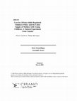 Research paper thumbnail of Low-fee ($5/day/child) Regulated Childcare Policy and the Labor Supply of Mothers with Young Children: A Natural Experiment from Canada