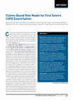 Research paper thumbnail of Claims-based risk model for first severe COPD exacerbation