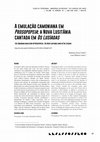 Research paper thumbnail of A emulação camoniana em Prosopopeia: a Nova Lusitânia cantada em Os Lusíadas