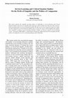 Research paper thumbnail of Service-Learning and Critical Emotion Studies: On the Perils of Empathy and the Politics of Compassion