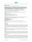 Research paper thumbnail of Seguimiento de la calidad de vida relacionada con la salud después de una cirugía de fractura de cadera: estudio multicéntrico en población mexicana Health-related quality of life after surgery for hip fracture: a multicentric study in Mexican population