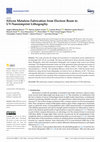 Research paper thumbnail of Silicon Metalens Fabrication from Electron Beam to UV-Nanoimprint Lithography