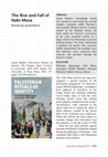 Research paper thumbnail of Book Review: The Rise and Fall of Nabi Musa Review by Jacob Norris