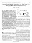 Research paper thumbnail of Pseudonoise Optical Modulation for Real-Time 3-D Imaging With Minimum Interference