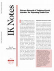 Research paper thumbnail of Ethiopia : potential of traditional social insurance for supporting health care