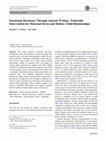 Research paper thumbnail of Emotional Disclosure Through Journal Writing: Telehealth Intervention for Maternal Stress and Mother–Child Relationships