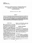 Research paper thumbnail of Production and Characterization of Separate Monoclonal Antibodies to Human Brain and Erythrocyte Acetylcholinesterases