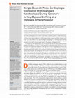 Research paper thumbnail of Single-Dose del Nido Cardioplegia Compared With Standard Cardioplegia During Coronary Artery Bypass Grafting at a Veterans Affairs Hospital